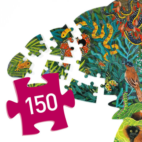 Djeco Puzzel kameleon 150 st