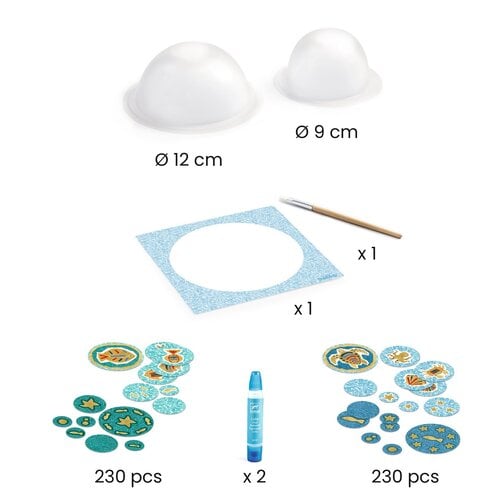 Djeco DIY - Papieren kommetjes 'blauw' (+7j)