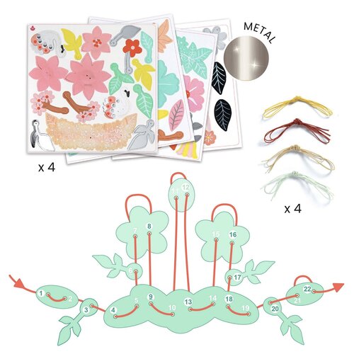 Djeco DIY - Juwelen maken 'Vrolijke kleuren' (+6j)