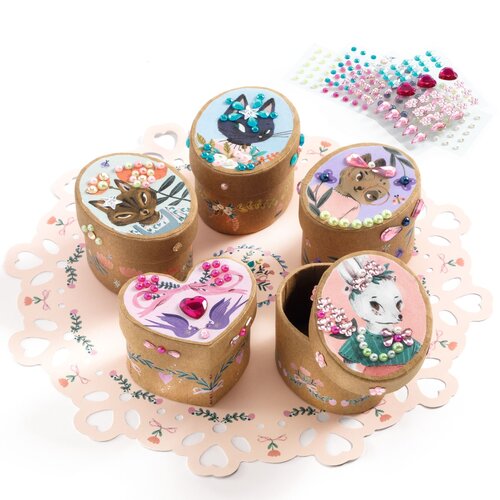 Djeco DIY - Mini doosjes 'schattig' (+6j)