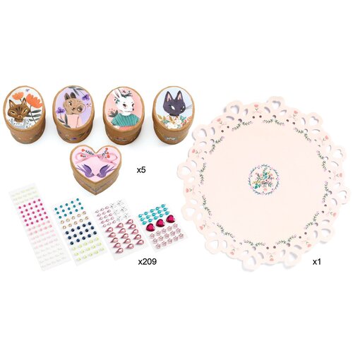 Djeco DIY - Mini doosjes 'schattig' (+6j)