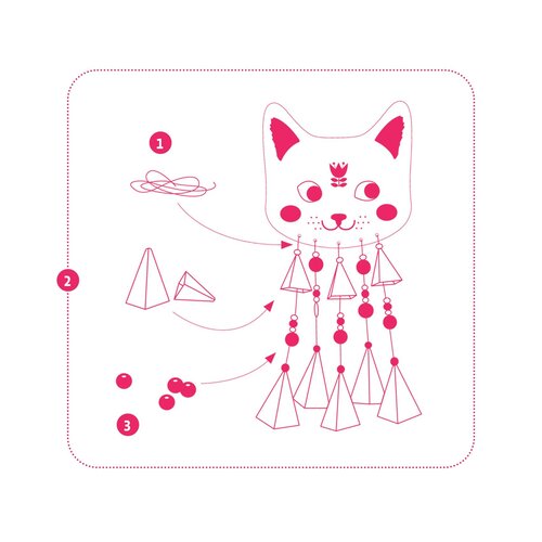 Djeco DIY - Windmobiel 'Kitty' (+5j)