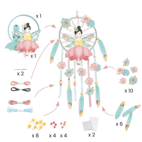 Djeco DIY - dromenvanger 'lotusbloemfee' (+7j)