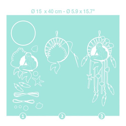 Djeco DIY - Dromenvanger 'zeemeermin' (+7j)
