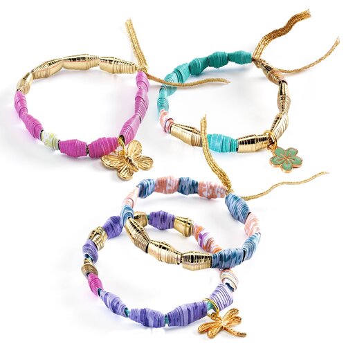 Djeco DIY - Armbandjes van papier 'chic en goudkleurig' (7-12j)