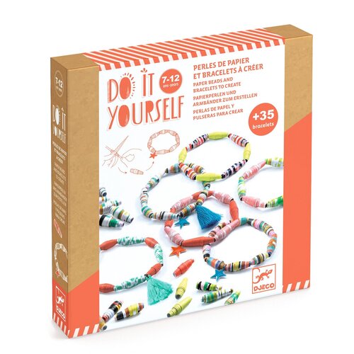 Djeco DIY - Armbandjes van papier 'knal en pittig' (7-12j)