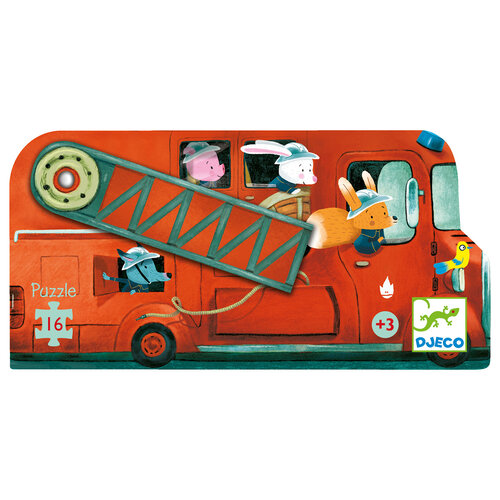 Djeco Puzzel 'Brandweer' 16 st