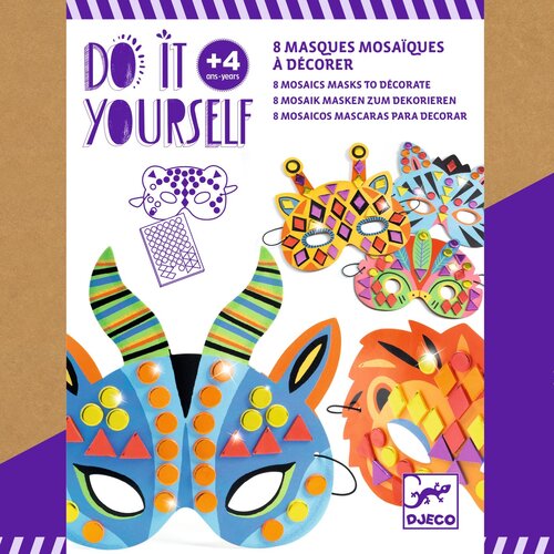 Djeco DIY - Maskers maken 'Jungledieren' (+4j)
