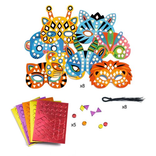 Djeco DIY - Maskers maken 'Jungledieren' (+4j)