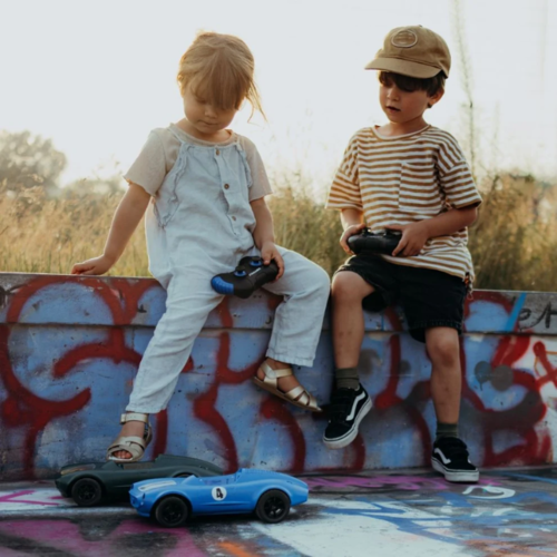 Kidywolf Kidywolf kidycar blauw met afstandsbediening