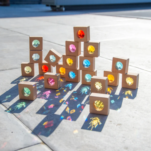 Tickit Houten Kaleidoscoop Blokken (20st.) Tickit Houten Kaleidoscoop Blokken (20st.)