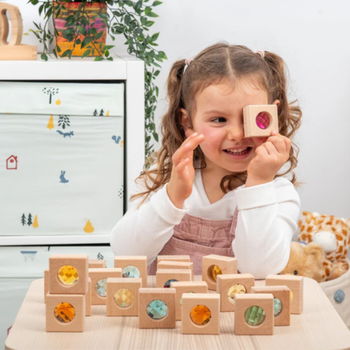 Tickit Houten Kaleidoscoop Blokken (20st.)