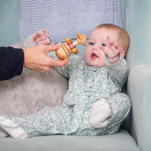 Tickit SiliSoft® Kralen Rammelaar (Aarde)