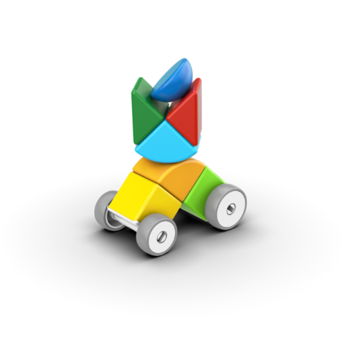 Geomag Magicube - Cars Recycled 13pcs