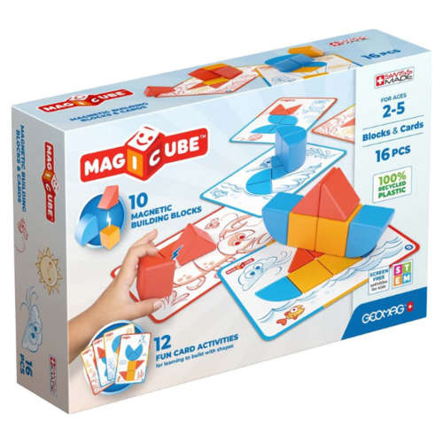 Geomag Magicube - Shapes Blocks & Cards 16pcs