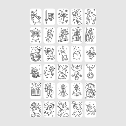 Kidywolf REFILL KIDYDRAW-MINI - Sprookjes en Dieren