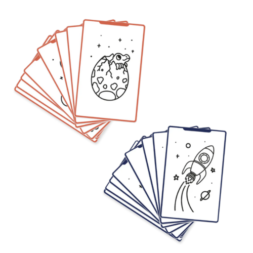 Kidywolf REFILL KIDYDRAW-MINI - Ruimte en Dinosaurussen