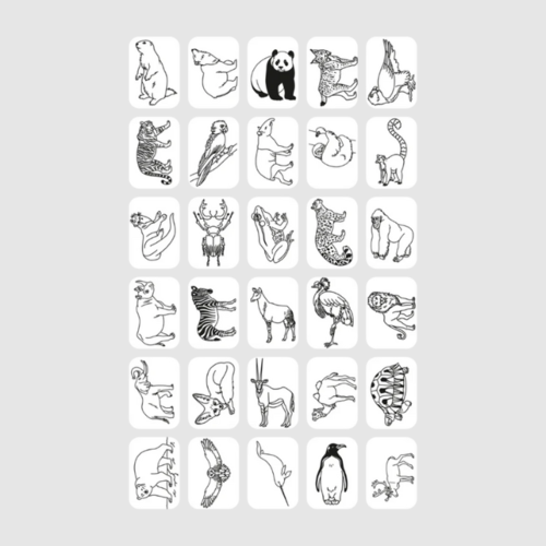 Kidywolf REFILL KIDYDRAW-MINI - Dieren over de hele wereld & Oceanen en Piraen