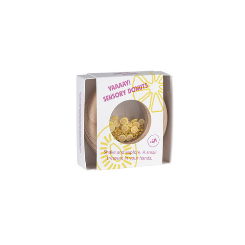 Petit Boum Sensorische Donut - Citroen
