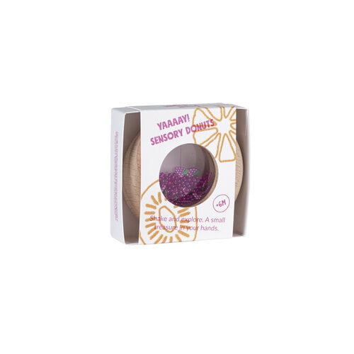 Petit Boum Sensorische Donut - Druiven