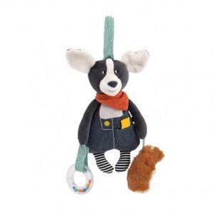 Moulin Roty Hanging activity dog Puce & Pilou