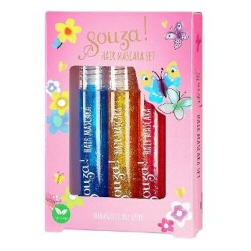 Souza Haar Mascara set, 3 kleuren