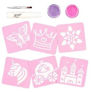 Souza Glitter tattoo set Prinses (1 stuk)