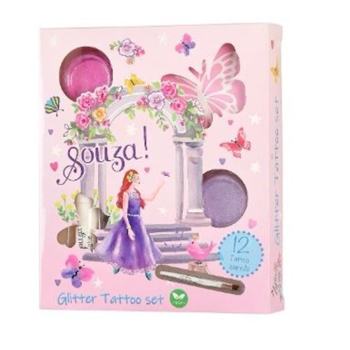 Souza Glitter tattoo set Prinses (1 stuk)