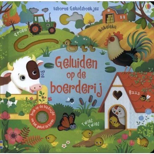 Usborne Geluidenboek: Op de boerderij. 1+