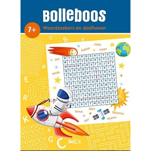 Ballon Bolleboos, woordzoekers en doolhoven. 3+ Ballon Bolleboos, woordzoekers en doolhoven. 3+