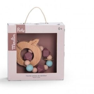 Moulin Roty Apple teething ring rattle Après la Pluie