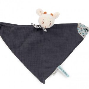 Moulin Roty Nuage the sheep muslin grey comforter Après la pluie