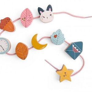 Moulin Roty Lacing bead set Après la Pluie
