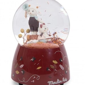 Moulin Roty Musical snow globe Après la pluie