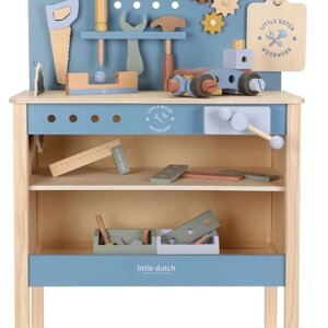 Little Dutch Houten werkbank - Blauw