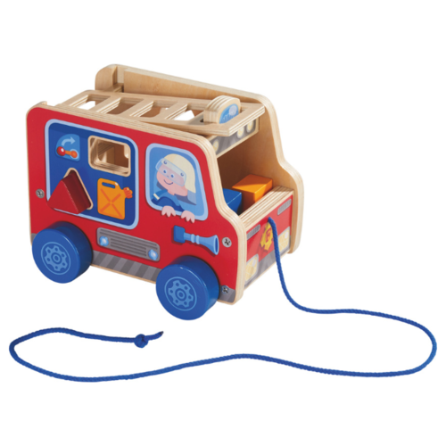 Haba Trekfiguur - Brandweerauto