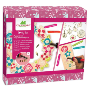 Sycomore Lovely box - Pyrografie set - Modellen en juwelen