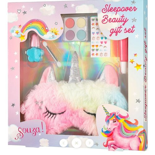 Souza Unicorn make up + sleeping mask set
