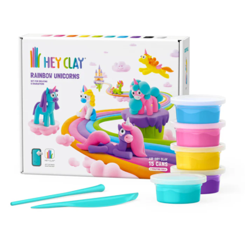 hey clay HeyClay - Rainbow Unicorns (15potjes)