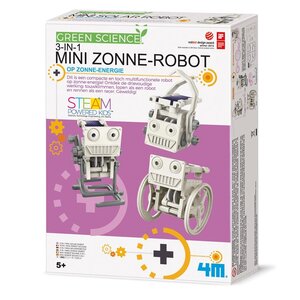 4m Green Science - 3-in-1 mini zonne-robot op zonne-energie