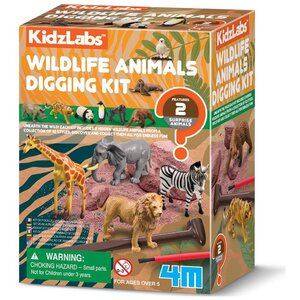 4m Kidzlabs - Graafset Wilde Dieren