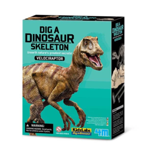 4m Kidzlabs - Graaf Je Dino Op 'Velociraptor'