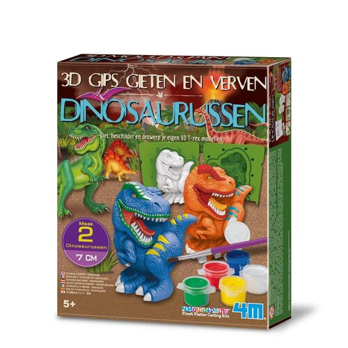 4m Gieten En Verven - 3D Dino's