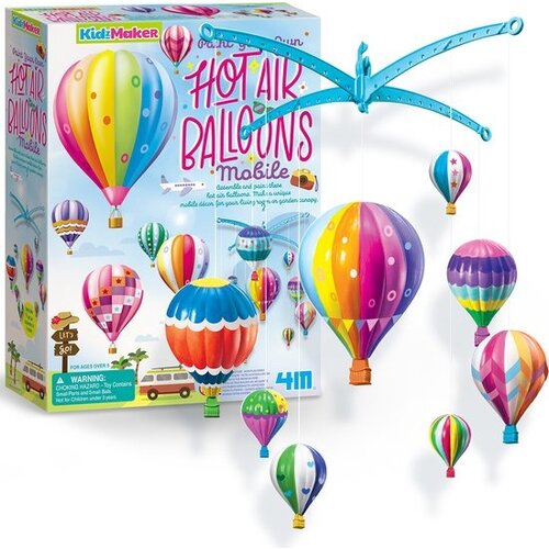 4m Kidzmaker - Verf Je Eigen Mobiel 'Heteluchtballonnen'