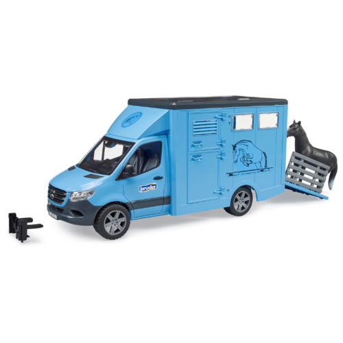 Bruder Bruder Mercedes Benz Sprinter dierentransporter met paard