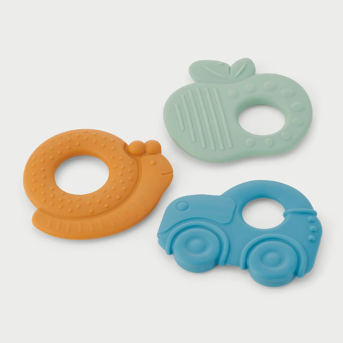 Tickit Tickit Silisoft Sensorische Bijtringen (Neutrale Kleuren) 3st.