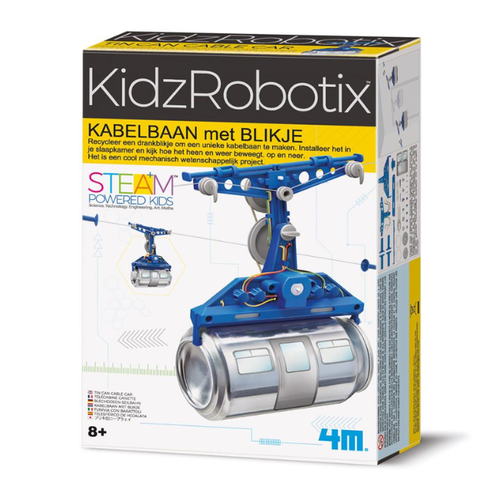 4m KidzRobotix - Kabelbaan met blikje