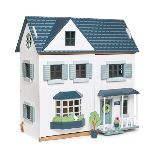 Tender leaf Poppenhuis - Huis Dovetail (68x39.5x69.5cm) ZONDER ACCESSOIRES