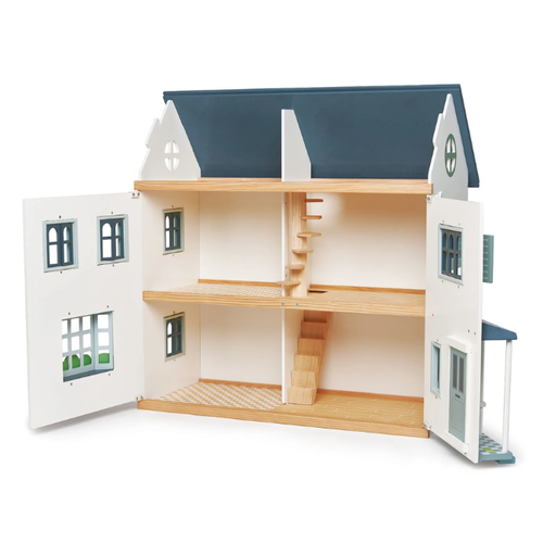 Tender leaf Poppenhuis - Huis Dovetail (68x39.5x69.5cm) ZONDER ACCESSOIRES
