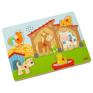 Haba Geluidenpuzzel - Op de boerderij